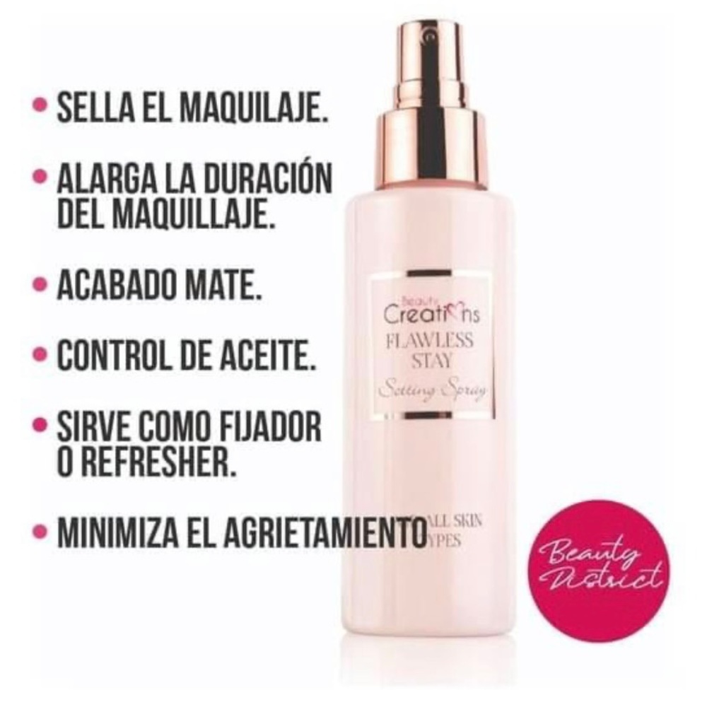 FLAWLESS STAY SETTING SPRAY, SELLADOR DE MAKE UP